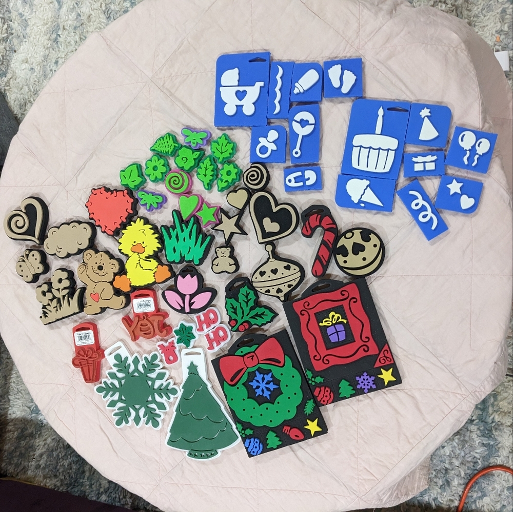 🎨STAMPS BOGO 50% OFF🎨 --Giant Stamp Bundle - Variety of Stamps, Holiday